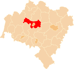 Location within the voivodeship