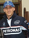 Robert Kubica in BMW Sauber colours in 2007