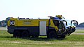 Camion des pompiers de l'aéroport d'Anvers.