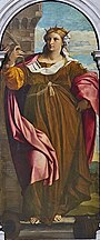 Saint Barbara by Palma Vecchio