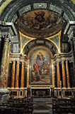 Photo of the Cybo Chapel of Santa Maria del Popolo, Rome, Italy.