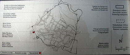 Stari grad Vratnik mapa