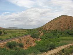 Vinukonda- Nandyal train section passes through Madhira