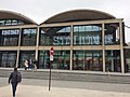 Entrée de la station F, parvis Alan-Turing.