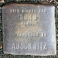 Stolperstein für einen Romm (Thieboldsgasse 88)