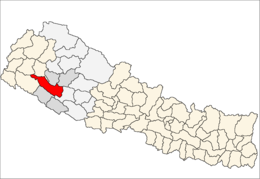 Distretto di Surkhet – Localizzazione