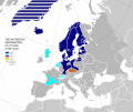 Image 9The extent of the Protestant Reformation (1545–1620) (from History of the Czech lands)