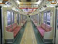 Interior of a Tokyo Metro 05 series (1st batch)