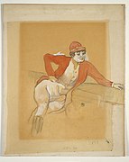 La Macarona dans un costume de jockey (1893)