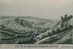 Stadt und Burg Limburg, Kupferstich von Joseph Xhrouet (1711–1749)