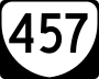 State Route 457 marker