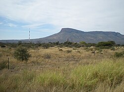 Vivo, close to the centre of the town, with the Soutpansberg in the background