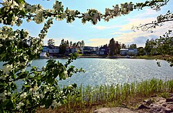 East bank of Westend, Espoo.