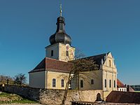 91. Platz: ermell mit Katholische Pfarrkirche St. Leonard in Zentbechhofen bei Höchstadt an der Aisch