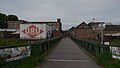 Using the bridge from the other side of the Oude IJssel