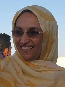Aminatou Haidar smiling