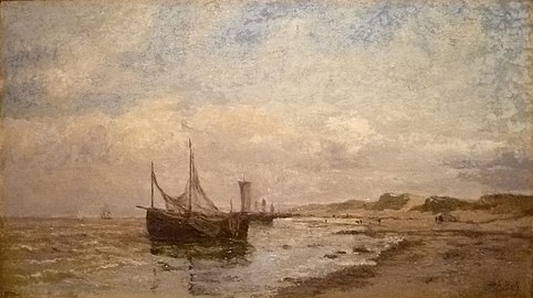 Sur la côte de la Mer du Nord, 1885-1888 Collection privée