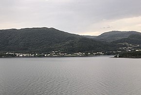 Blick auf Bryggja von Süden, 2019