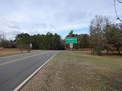 Byromville city limit on GA90