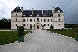 Vue du château depuis le parterre Nord (1538-1546).