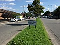 Welcome sign on Glebe Way