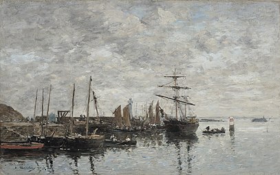 Portrieux, le Port, 1874 collection privée, Vente 2020[61]