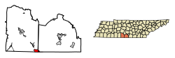 Location in Giles County, Tennessee