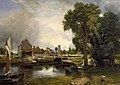 Schleuse und Mühle in Dedham (Dedham Mill), John Constable, 1820