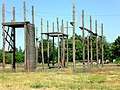 Ropes course in the climbing garden at Hobrechtsfelde