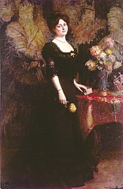 Léon Printemps, Full-length portrait of Marie, the painter's wife, 1907.