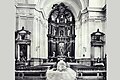 Old photo of chapel interior