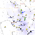 Map showing location of M18 (Roberto Mura)