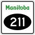 Provincial Road 211 marker