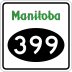 Provincial Road 399 marker