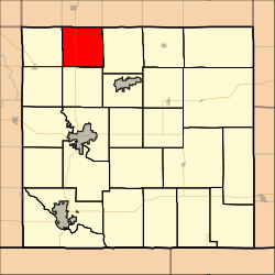 Location in Cowley County