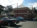 The heritage station building and former ground level Platform 1, October 2008