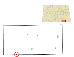 Location of Forbes, ND
