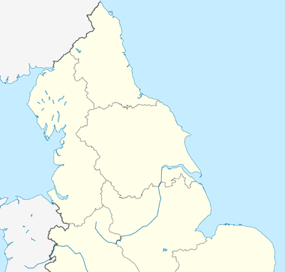 1988–89 Courage Area League North is located in Northern England