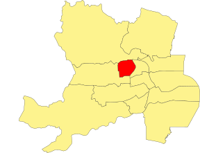 Location of the ward