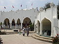 Chinese muslims walking inside a mosque in Amphoe Pai, northern Thailand