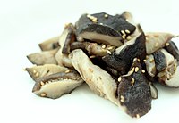 Korean pyogo-bokkeum (stir-fried shiitake mushroom)