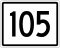 Provincial Route 105 shield}}