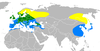 Distribution du Tarin des aulnes