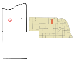 Location of Bassett, Nebraska