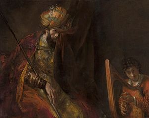 Rembrandt, c. 1650: Saul and David.