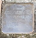 Stolperstein von Adolf Katzenstein