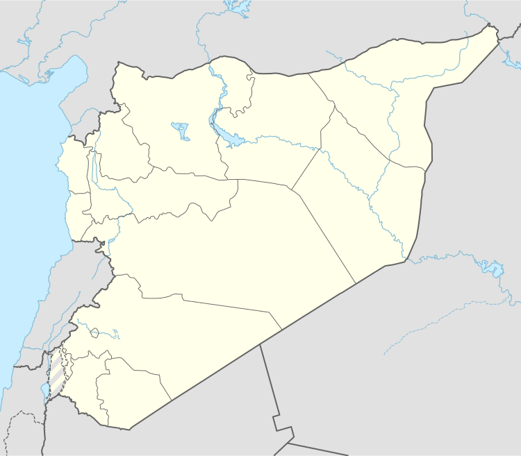 Syrian Civil War map/doc is located in Syria