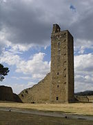 Vestiges d'une tour monumentale, site de Castiglion Fiorentino[a].