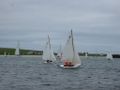 Skiffs racing in the Bay of Pierowall