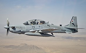 Embraer EMB 314 Super Tucano de la Fuerza Aérea Afgana